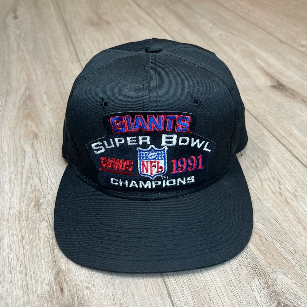 1991 Sports Specialties NYG Super Bowl Champs Twill Cap